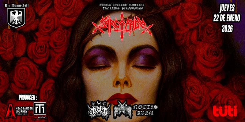 Imagen del evento HOMENAJE A SARCOFAGO de la mano de su fundador INCUBUS