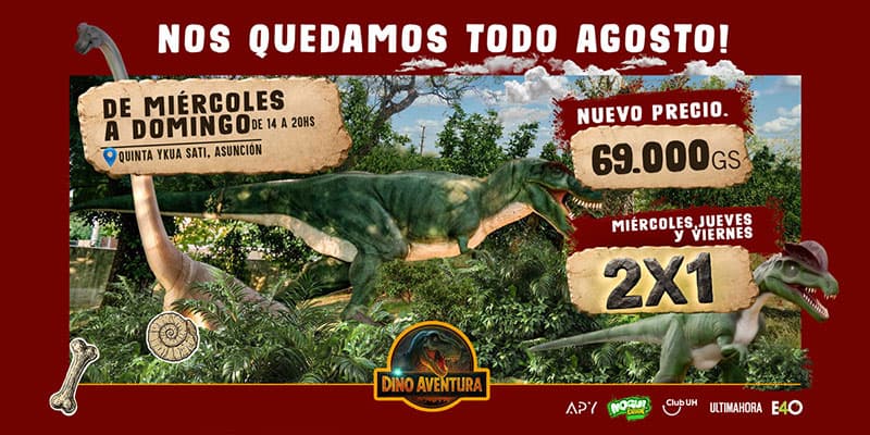 Imagen del evento DINO AVENTURA – Parque de Dinosaurios.