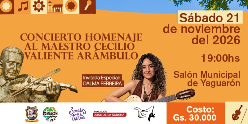 Imagen del evento Concierto Homenaje al Mtro. Cecilio Valiente Arámbulo