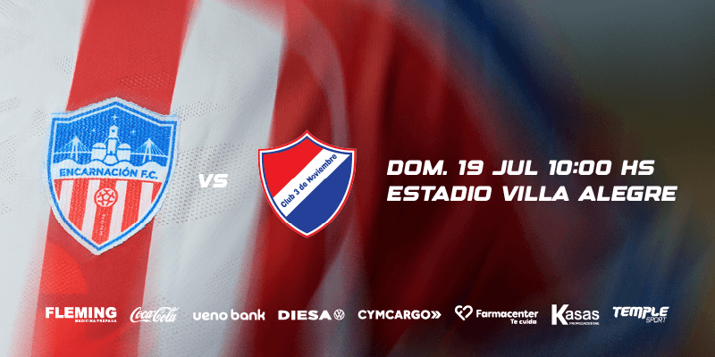 Imagen del evento Encarnación F.C. vs. 3 de noviembre