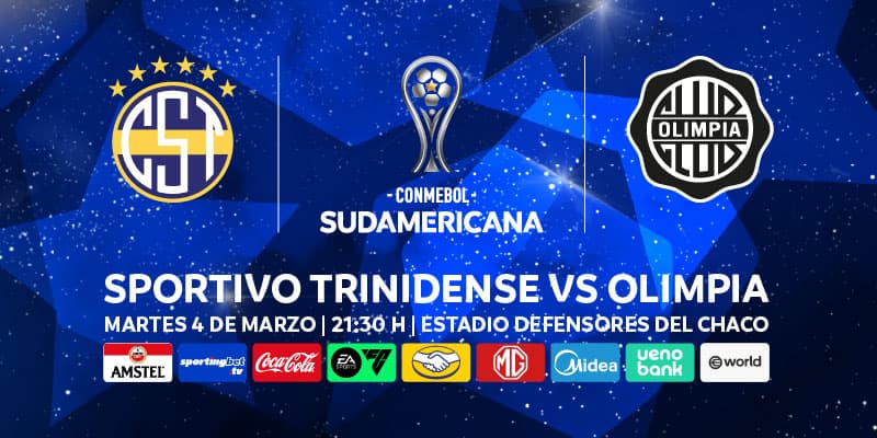 Imagen del evento Sportivo Trinidense vs Club Olimpia - CONMEBOL Sudamericana