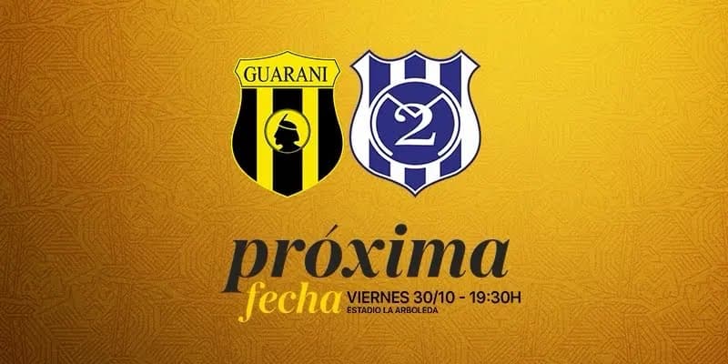 Imagen del evento Club Guarani vs Club Sp. 2 de mayo - Torneo Clausura 2026 - Fecha 17