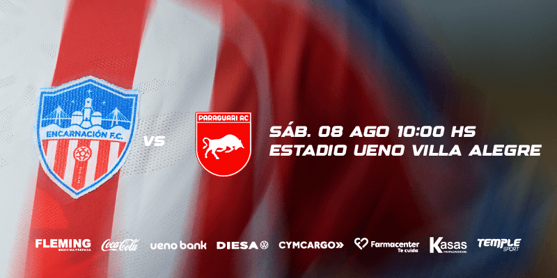 Imagen del evento Encarnación F.C. vs. Paraguarí AC