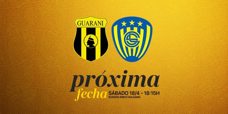 Imagen del evento Guarani vs. Sp. Luqueño Torneo Apertura 2026 – Fecha 17 - 2° Rueda