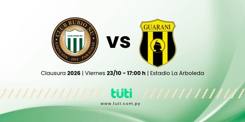 Imagen del evento Rubio Ñu vs. Guaraní