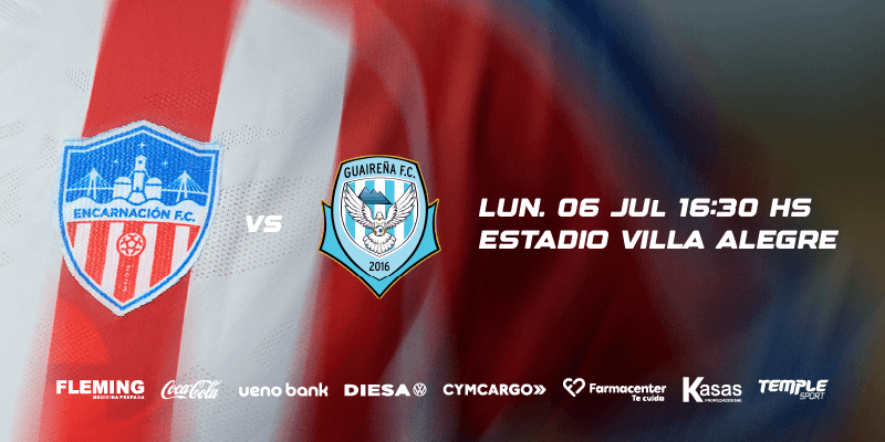 Imagen del evento Encarnación F.C. vs. Guaireña F.C.