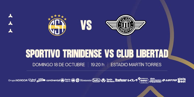 Imagen del evento Club Sportivo Trinidense vs Libertad - 15ª Fecha, Torneo Clausura 2026