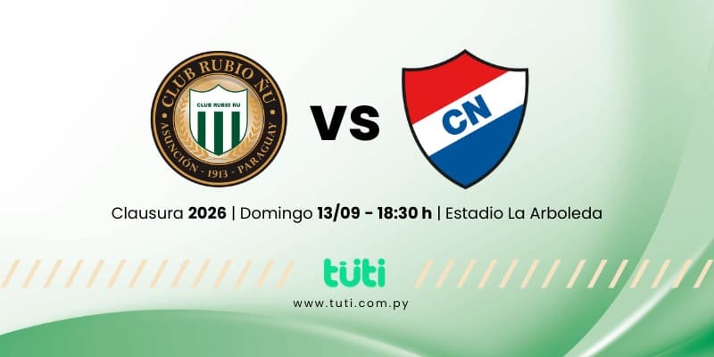 Imagen del evento Rubio Ñu vs. Nacional