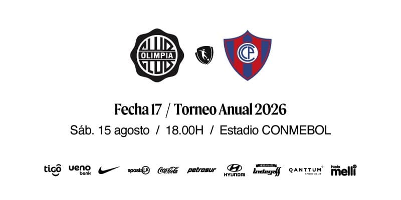 Imagen del evento Torneo Anual 2026 - OLIMPIA vs Cerro Porteño