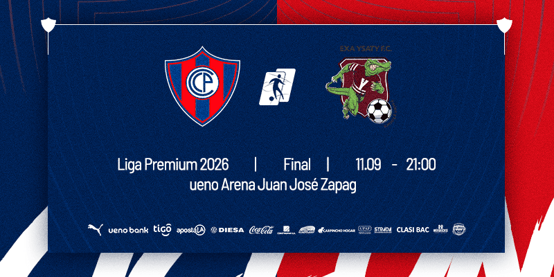 Imagen del evento Final 2 – Cerro Porteño vs EXA Ysaty FC - Liga Premium APF 2026